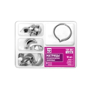 Набор матриц металлических контурных замковых и кольцо IMG