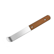 Шпатель для гипса изогнутый с ручкой IMG